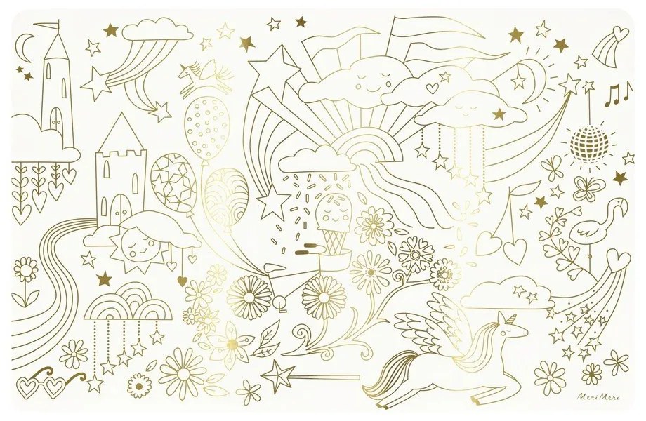 Papierové prestieranie v súprave 8 ks 28x42.5 cm Happy Icons – Meri Meri