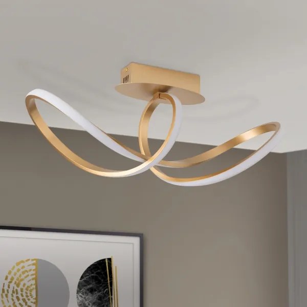 Orion DL 7-694 - LED Stmievateľný prisadený luster CIRCUS LED/30W/230V zlatá