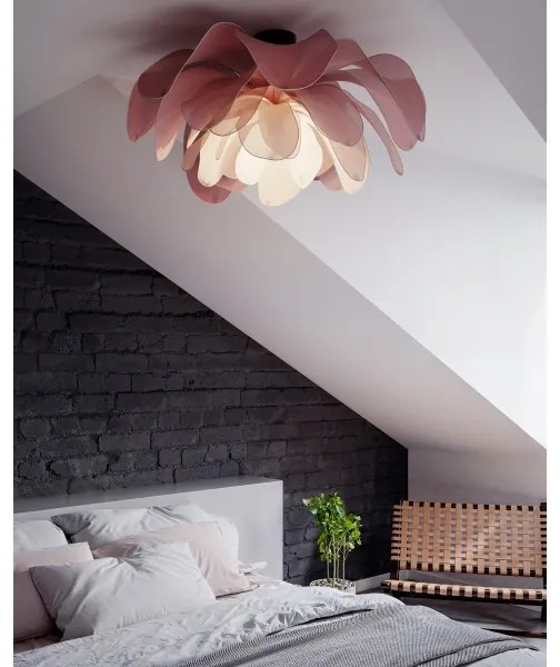 ByRydens 4202430-0500 - Prisadený luster LOU LOU 1xE27/8W/230V ružový