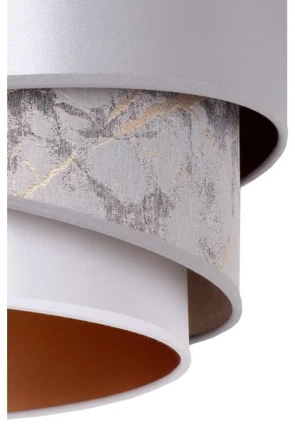 Duolla - Luster na lanku KOBO 1xE27/15W/230V pr. 45 cm strieborná/zlatá