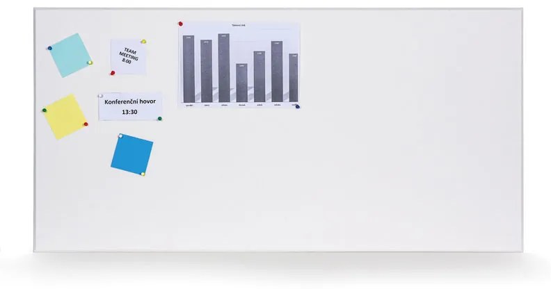 Samolepiaci akustický panel, 120x60 cm, biela