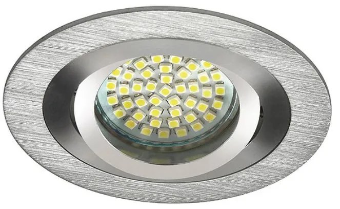 KANLUX Podhľadové bodové osvetlenie OLLEN O50, 1xGX5, 3, 50W, 9,2 cm, okrúhle, hliníkové