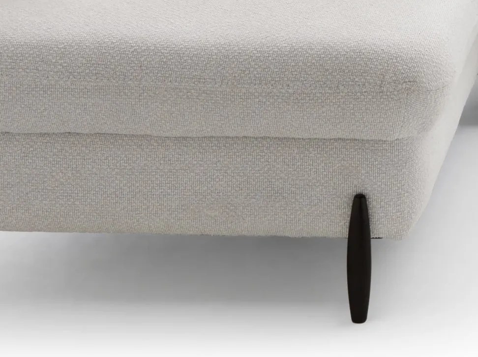 Rohová sedacia súprava Sienna 2, svetlo šedá látka, ľavý roh