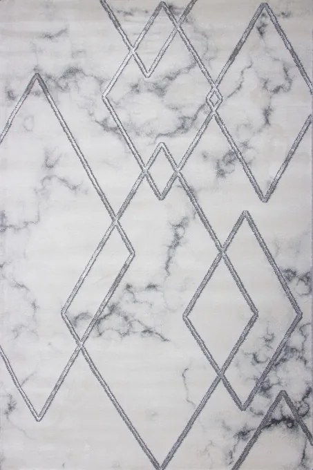 Koberec DIAMOND K4421S strieborný