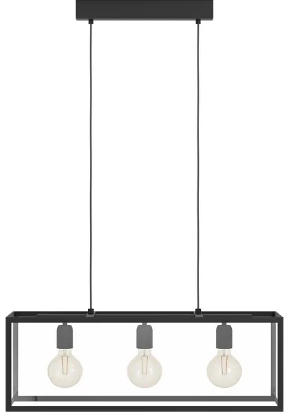 Eglo 49393 - Luster CHARTERHOUSE 3xE27/60W/230V