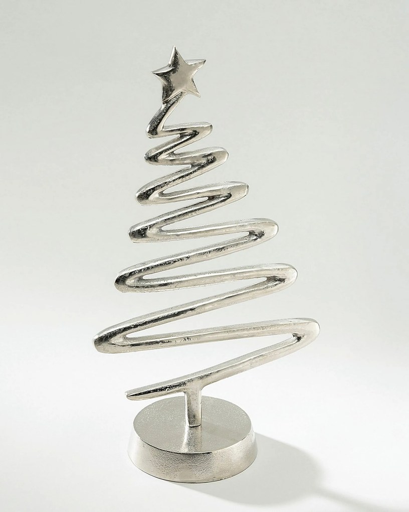 Stojaca dekorácia Silver Tree I 17x11x31 cm