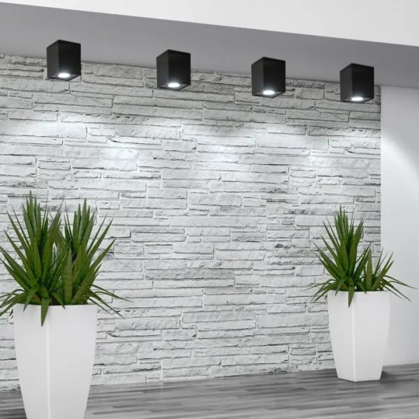 Bodové svietidlo HADAR Q1 1xGU10/10W/230V čierna