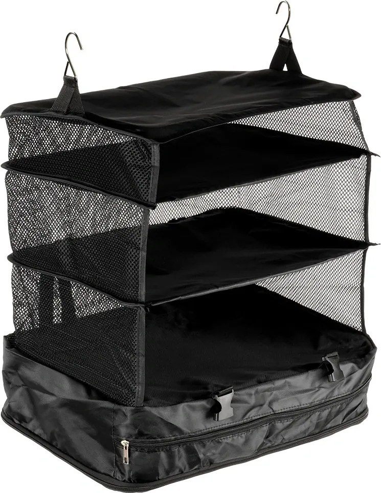 VILDE Cestovný skladací organizér 2v1 - cestovná polička + organizér na balenie, 45 x 30 x 43 cm