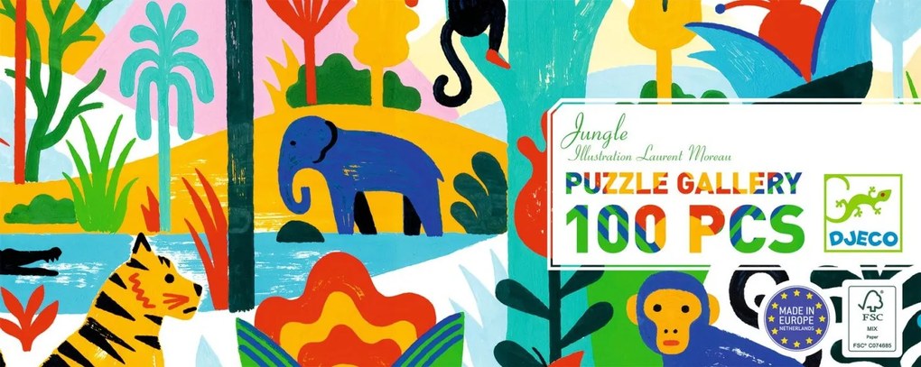 Puzzle - Džungľa - 100 ks