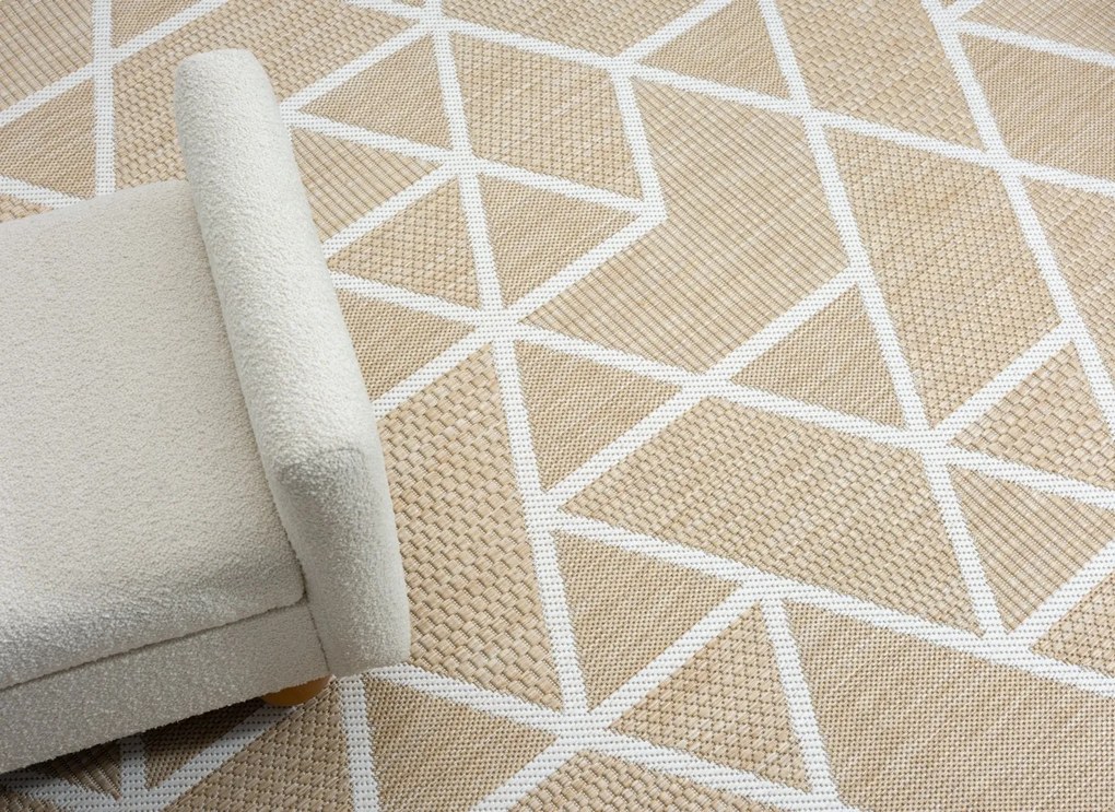 Kusový koberec Masons braun – na von aj na doma, 80x150, hnedá, chodba / predsieň, My Flair