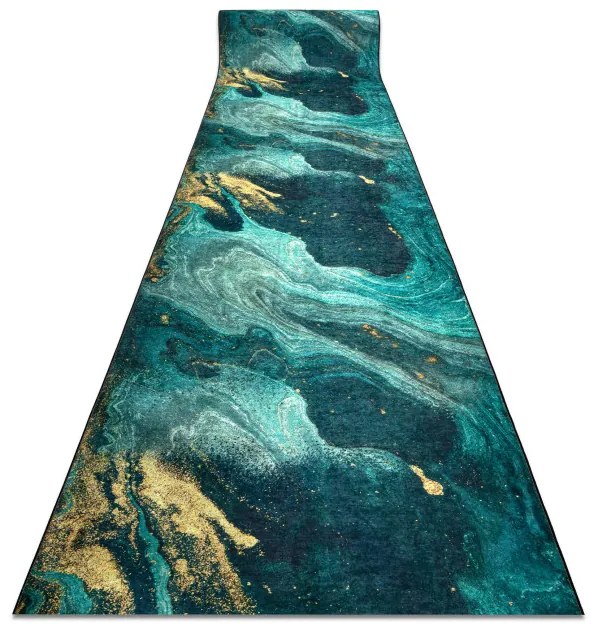 Protišmykový behúň LOTUS SHADOWS 37750 zelený