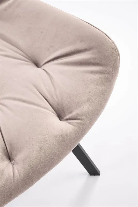 OTOČNÁ JEDÁLENSKÁ STOLIČKA TIARA BÉŽOVÁ