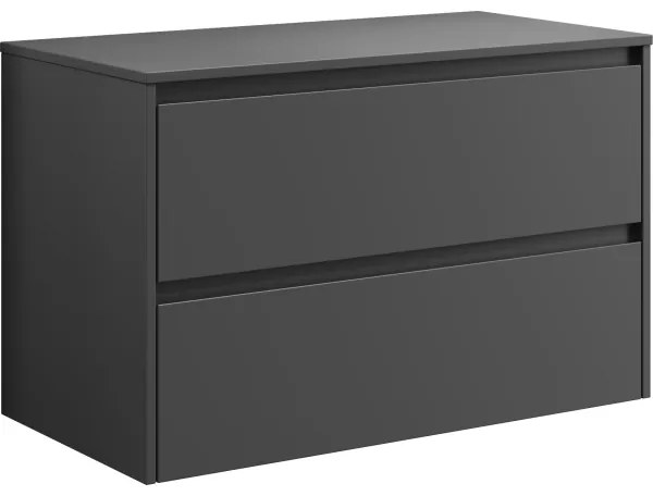 Kúpeľňová skrinka TRONDHEIM pre umývadlo 90 cm antracit