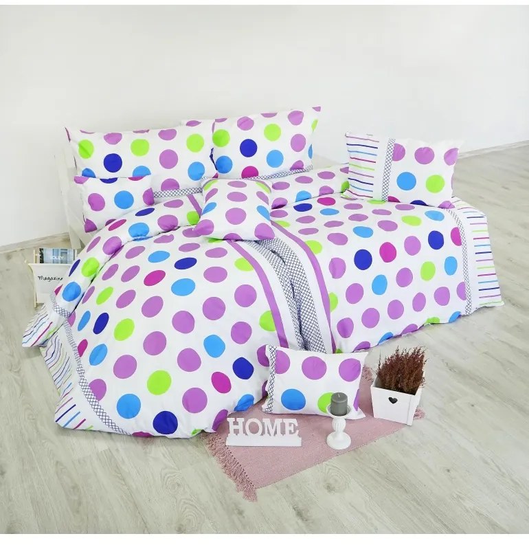 Pera V3 lila EMI, Štandardný set jednolôžko obsahuje 1x 140x200 + 1x 70x90