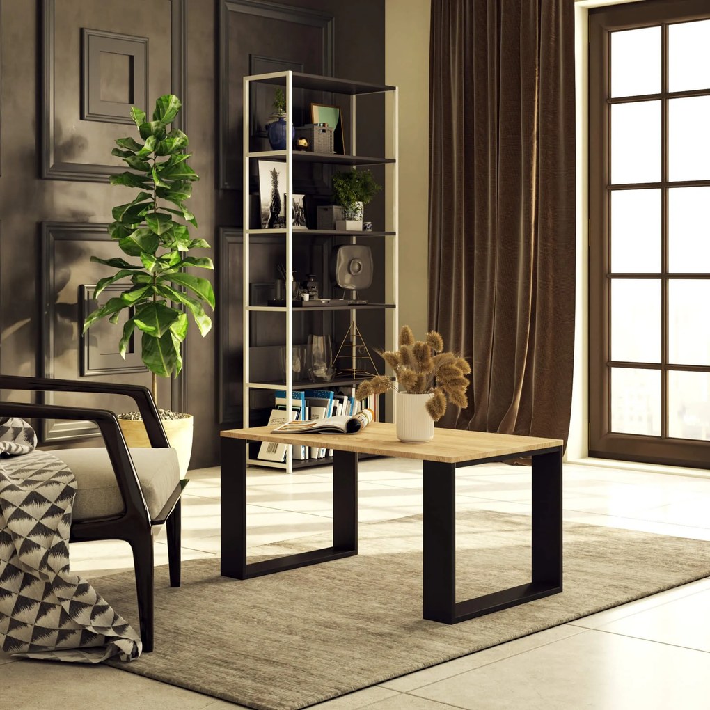 Konferenčný stolík Nox dub sonoma/čierny