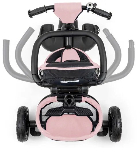 Detská trojkolka Stanley Rubber ružová