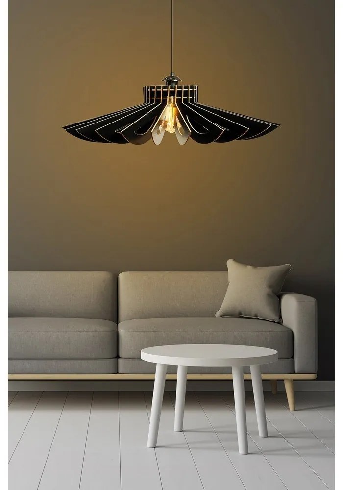 Čierne závesné svietidlo ø 68 cm – Opviq lights