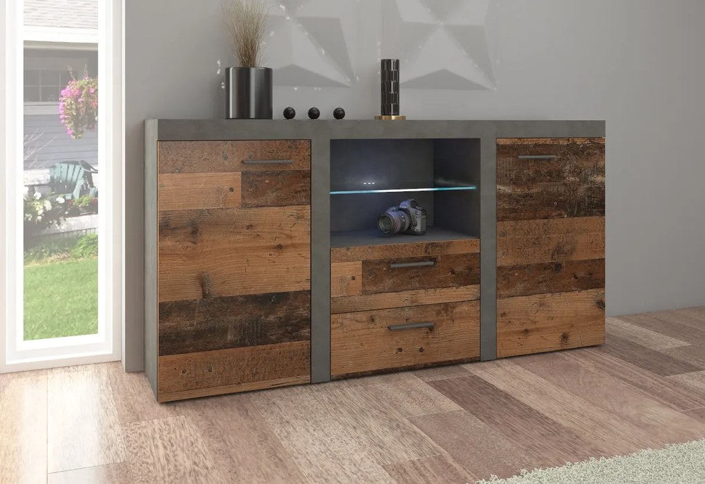 Komoda KLOK 2F 2S - old style/matera / nie
