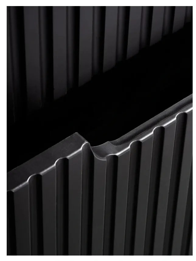 Kúpeľňová zostava Nova Black so skrinkami a umývadlami 140 cm čierna/dub Evoke