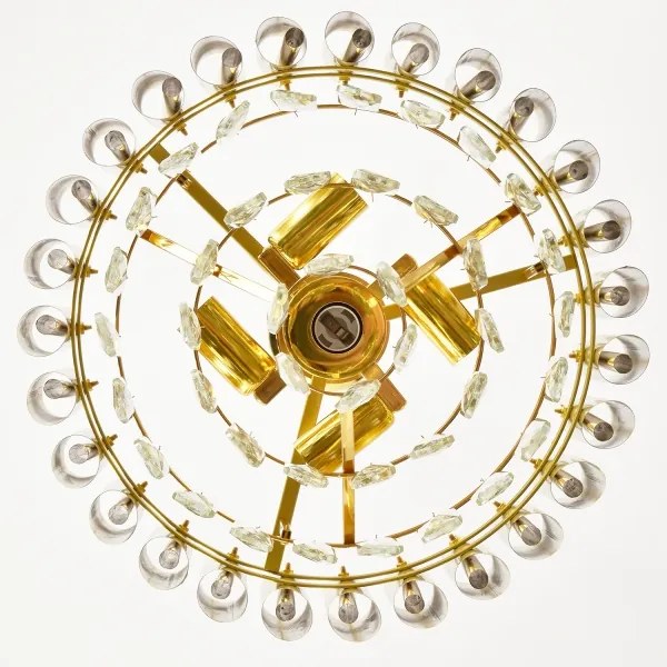 Brilagi - Luster na reťazi ECLIPSE 5xE14/10W/230V pr. 38 cm zlatý