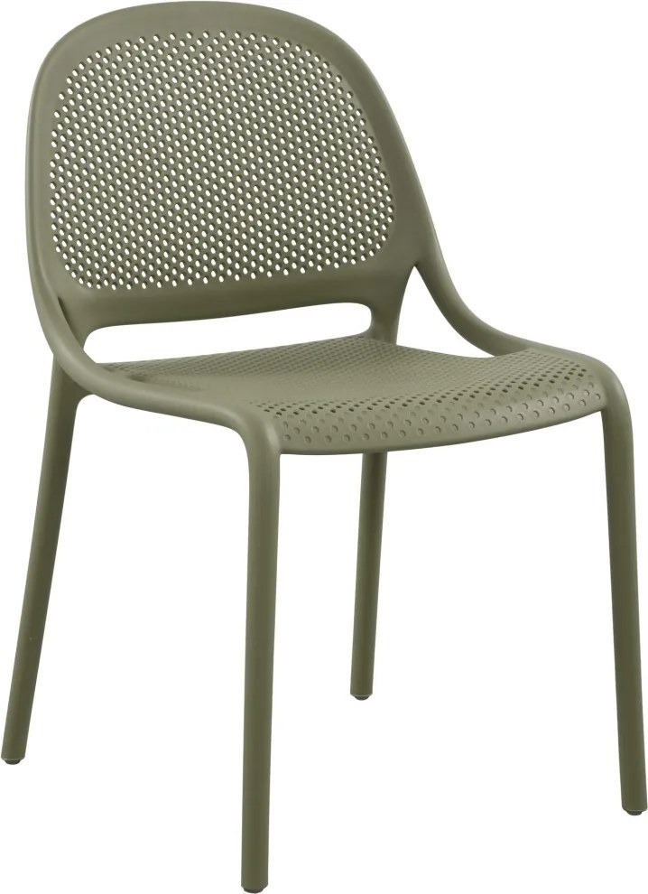 Jedálenská stolička Melinda, machovo zelená