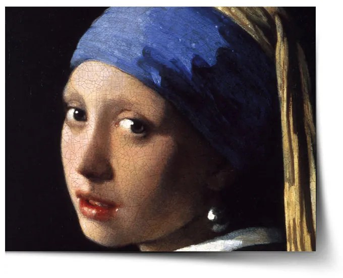Sablio Plagát Dievča s perlou - Johannes Vermeer - 120x80 cm