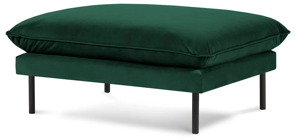 Zamatová taburetka Vienna 100 × 80 × 43 cm