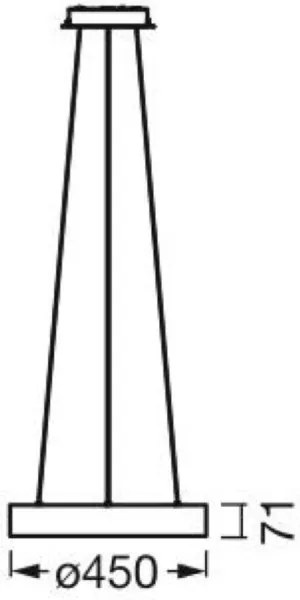 Ledvance - LED Stmievateľný luster na lanku SUN@HOME CIRCULAR LED/18,5W/230V Wi-Fi