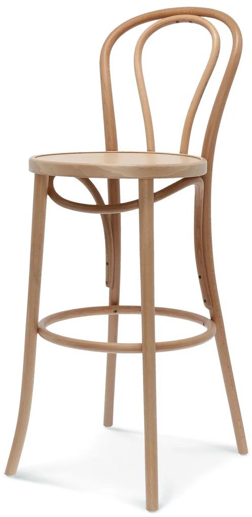 FAMEG BST-18 - barová stolička Farba dreva: buk premium, Čalúnenie: látka CAT. A