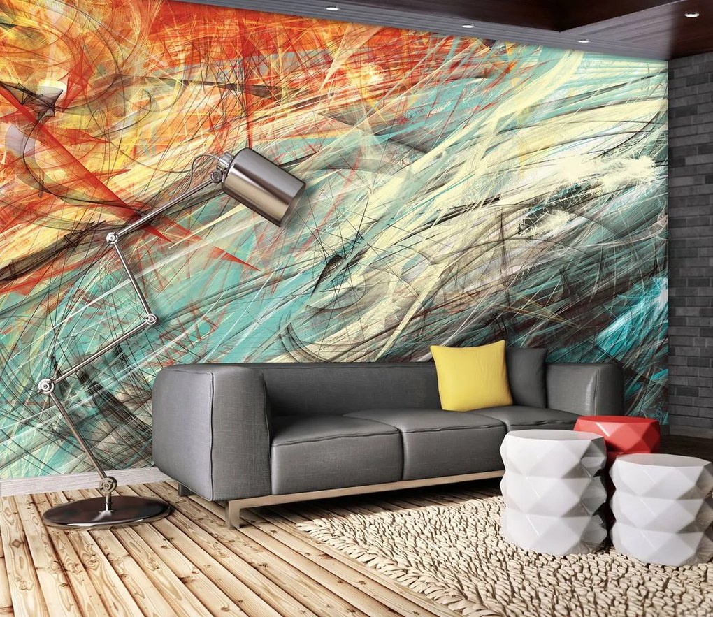 Fototapeta - Abstrakcia pastelová (152,5x104 cm)
