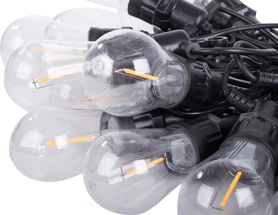 LED svetelná záhradná girlanda LUCENT, 20 m