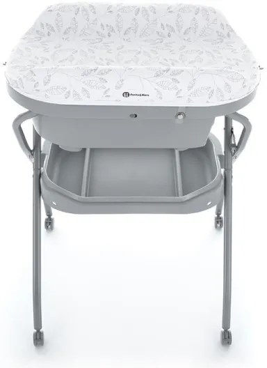 PETITE&MARS - Prebaľovací pult s vaničkou SPA 3v1 šedá