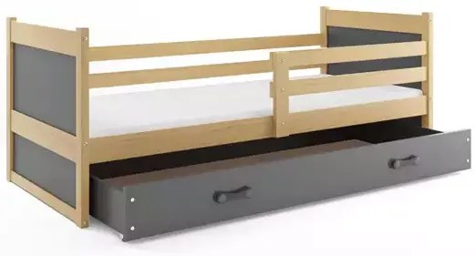 Detská posteľ RICO so zásuvkou, viac farieb, Rozmer 90x200 cm