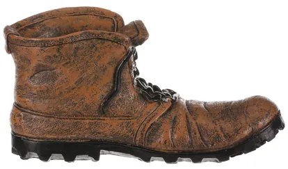 Obal na kvety - retro topánka z polyresinu 23cm