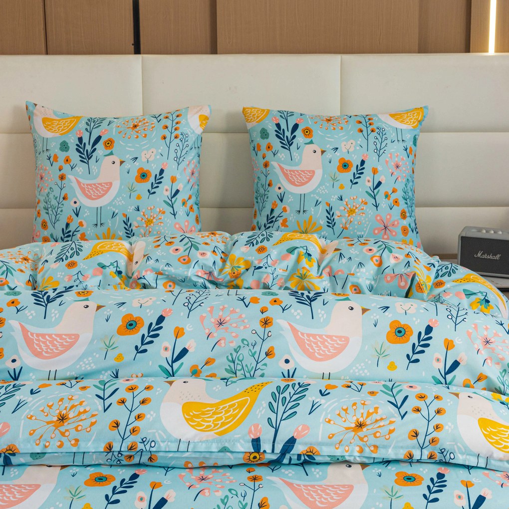 Obliečky z mikrovlákna SPRING TWEET farebné Rozmer obliečky: 70 x 90 cm | 140 x 200 cm