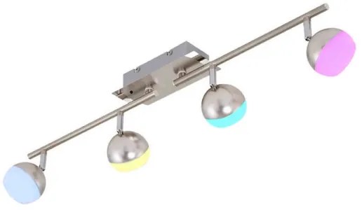 Briloner 2040-042 - LED RGB Stmievateľné svietidlo BAFFLE 4xLED/3,3W/230V + DO