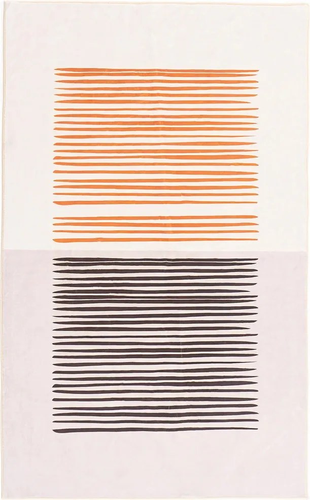 TZ Krémový obdĺžnikový koberec Dream so vzorom Rozmer: 120x160 cm