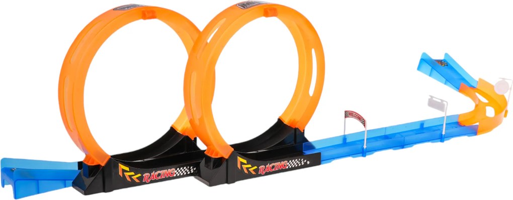 Ramiz Závodná dráha Flaming Loop + autá 38el.