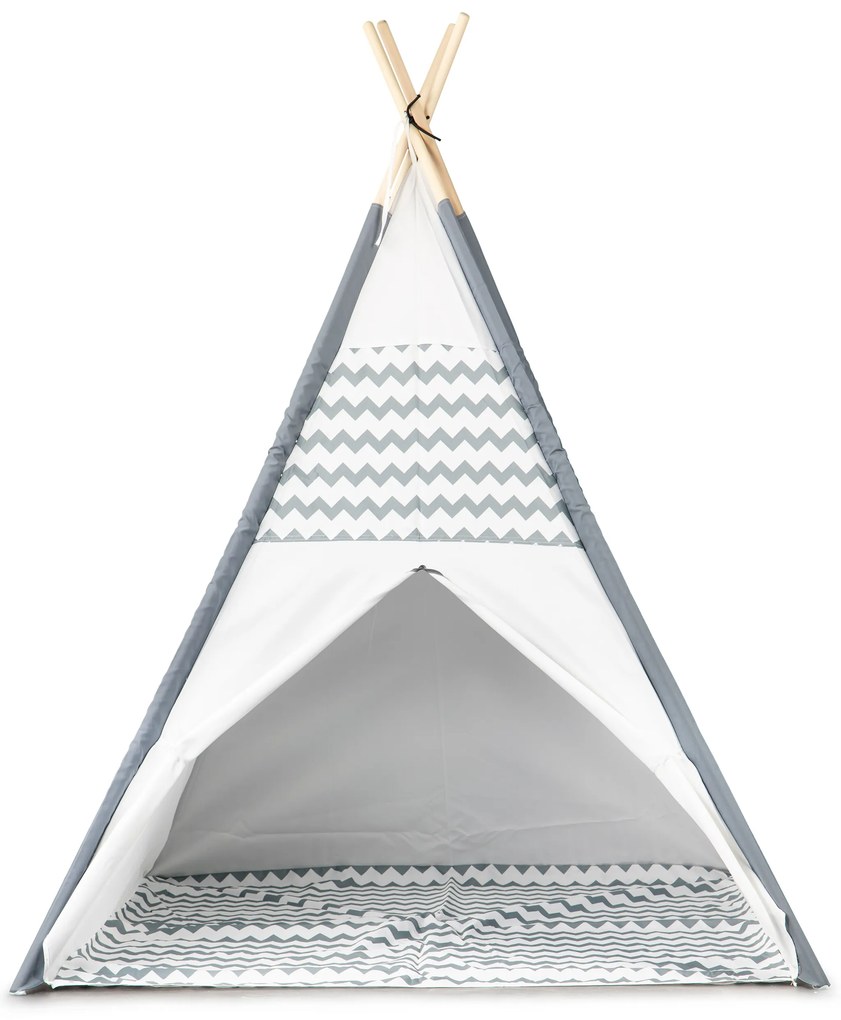 Detské tipi ECOTOYS – stan s podlahou 120x160 cm