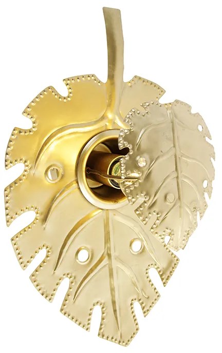 Dizajnová nástenná lampa staroružová - Carballo