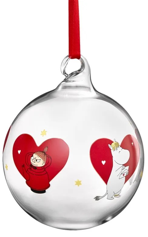 Vianočná ozdoba Moomin Heart 9cm