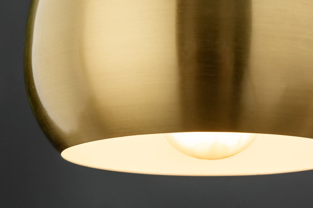Závesná lampa Golden Ball 3 zlatá