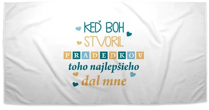 Sablio Uterák Keď Boh stvoril pradedkov - 70x140 cm