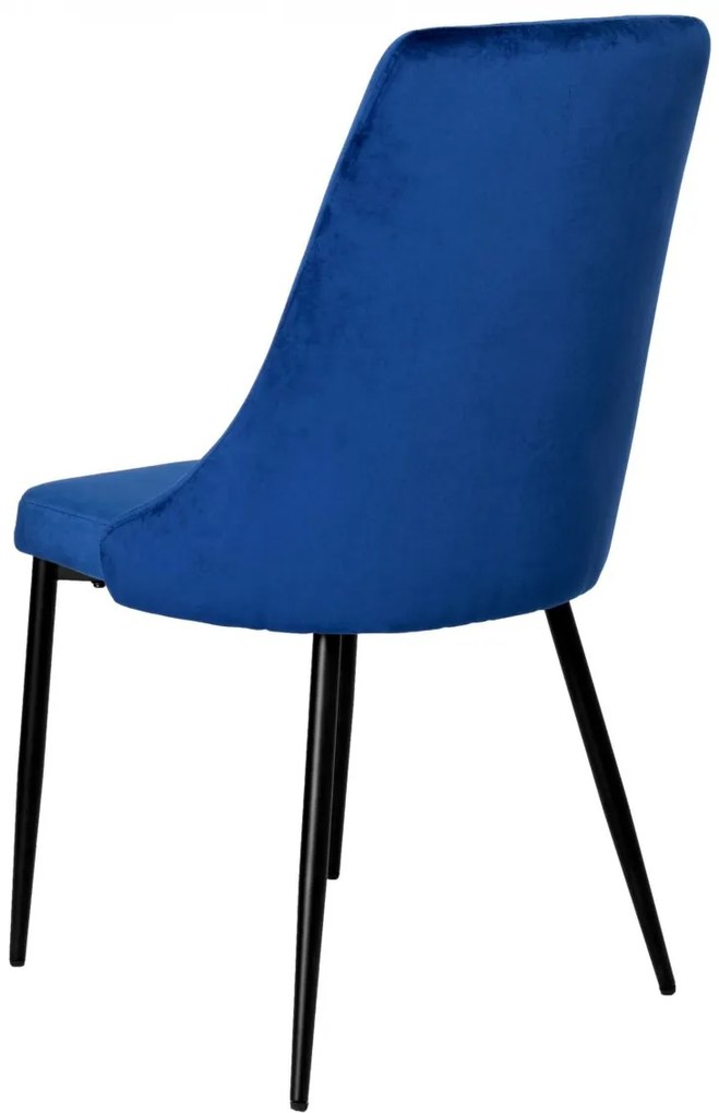 Čalúnená stolička LINCOLN námornícka modrá