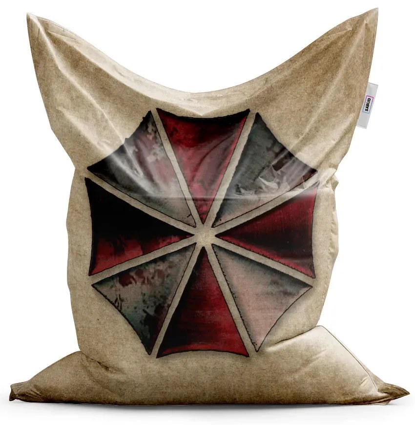 Sablio Sedací vak Resident Evil Umbrella Corporation Vintage - 150x100 cm