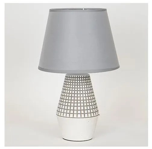 Stolná lampa 1xE14/40W/230V biela/šedá