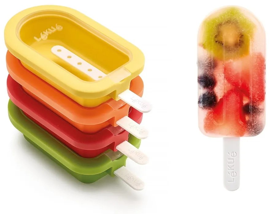 Silikónové formy na nanuky v súprave 4 ks – Lékué