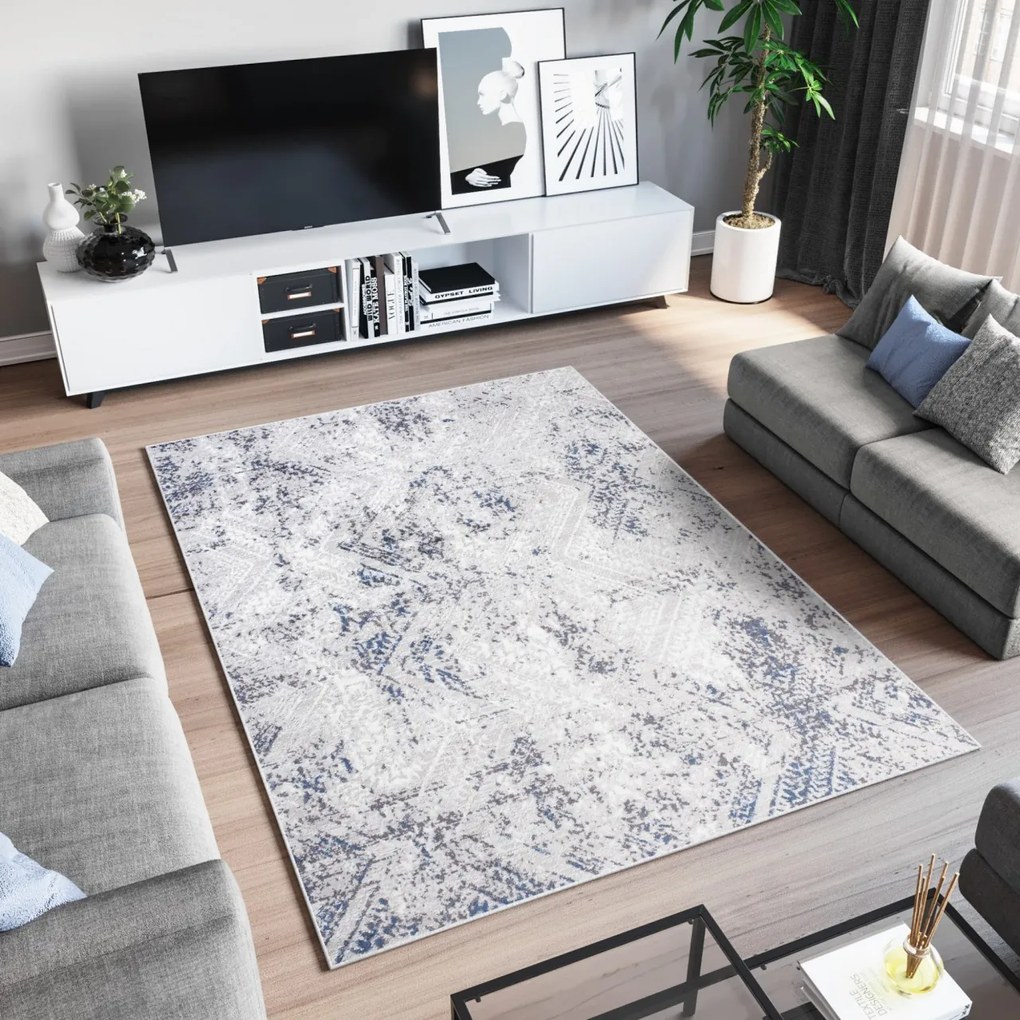 TA Koberec Q169A GRAY SKY EZM Rozmer: 180x250 cm
