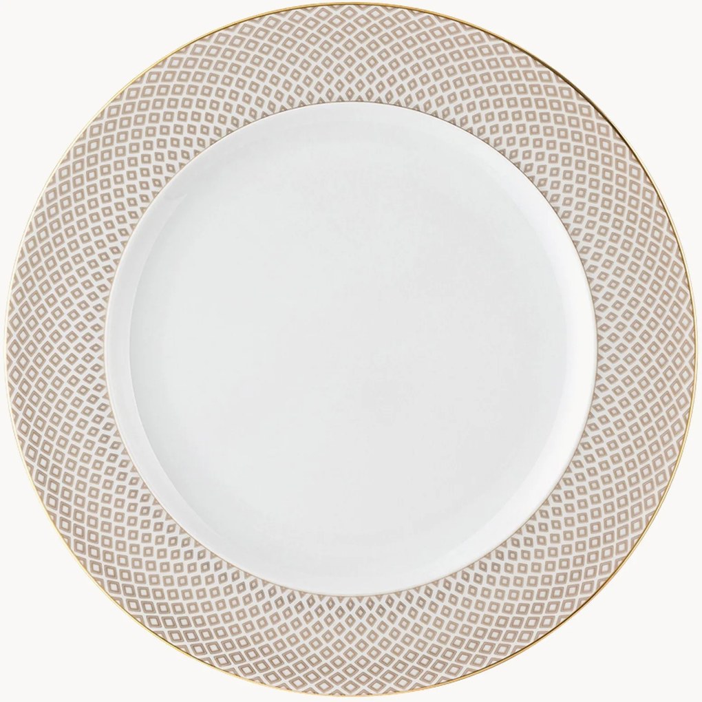 Porcelánové plytké taniere Francis, 6 ks