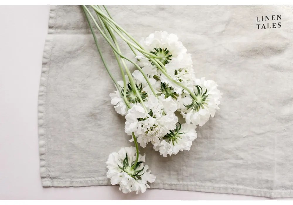 Béžová ľanová utierka Linen Tales, 65 x 45 cm